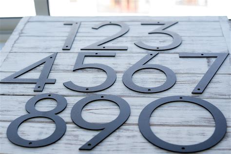 house numbers metal art|10 inch metal house numbers.